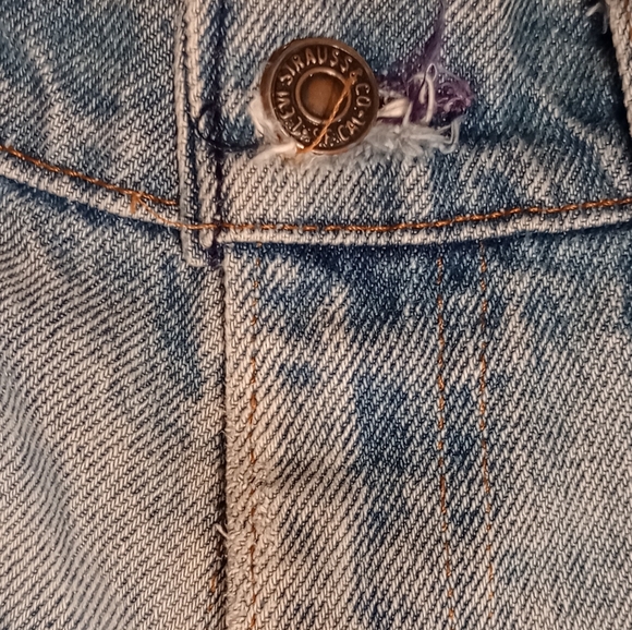 Vintage Levi’s  Orange Tab patchwork jeans. - Picture 4 of 15